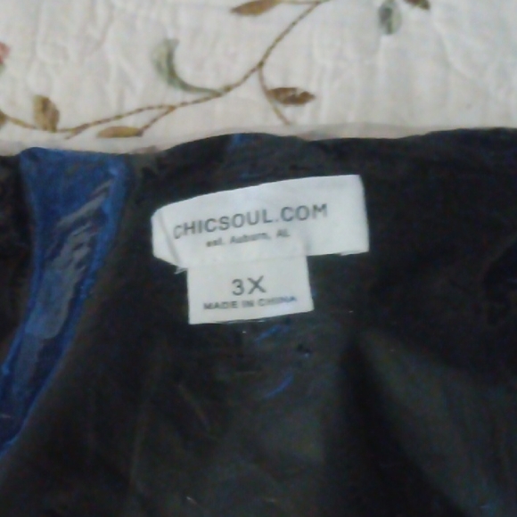 Chic Soul Black Layered Blouse - Picture 2 of 10